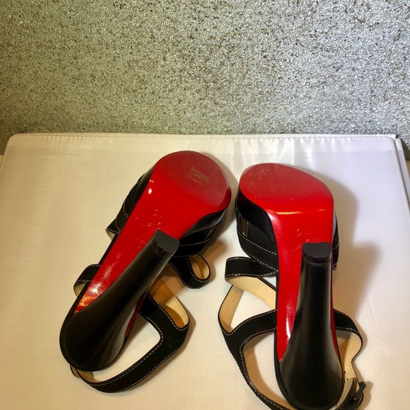 🔴sold🔴 Louboutin Trescity 120 mm Black Suede - Picture 5 of 6